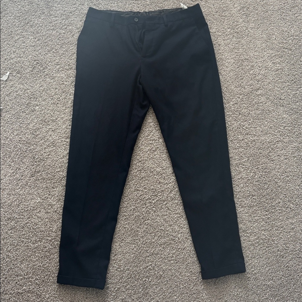 Men's Zara dark blue knit cargo pants